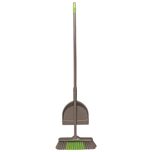 YORK Long Handle Broom With Dustpan Cleaning Set, 1 pc