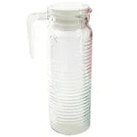 Yera Glass Juice/Water Jug- Moulded Design, 1 pc