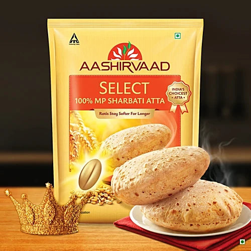 -Aashirvaad Select Sharbati Atta, 1 kg