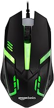 z-basics Wired Gaming Mouse | High Precision 1600 DPI, Rainbow LED Lights, DPI Switch | Lightweight and Portable