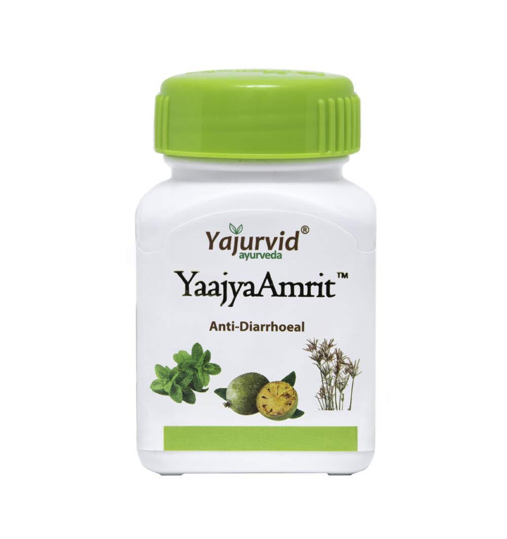 Yajurvid ayurveda Yaajya Amrit Tablets for Diarrhoea, Gastroentritis & Lose Motions 30 Tablets (Pack of 1)