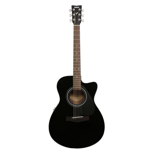 YAMAHA Spruce Wood Fsx80C Semi Acoustic Cutaway Guitar (Black)