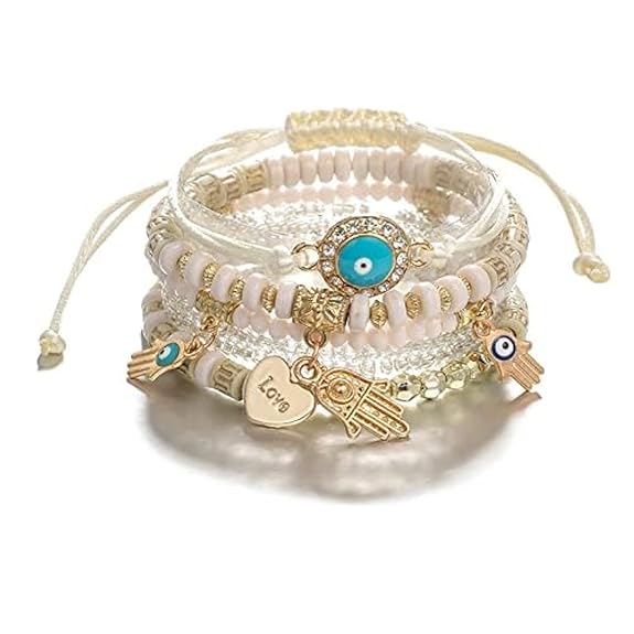 YouBella Jewellery for Women Evil Eye Bracelet for Girls and Women