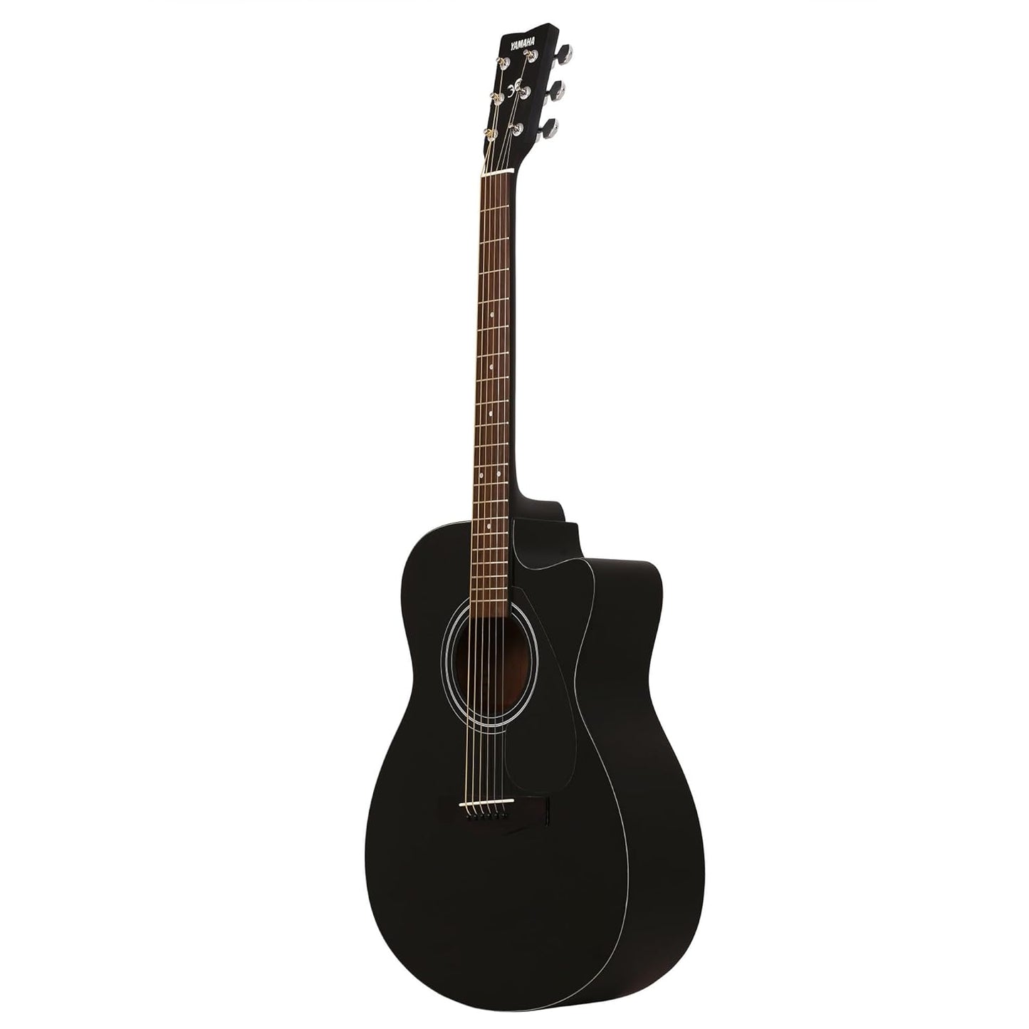 YAMAHA Spruce Wood Fsx80C Semi Acoustic Cutaway Guitar (Black)