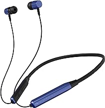 ZEBRONICS Zeb Evolve Wireless Bluetooth in Ear Neckband Earphone, Rapid Charge, Dual Pairing, Magnetic earpiece,Voice Assistant with Mic (Blue)