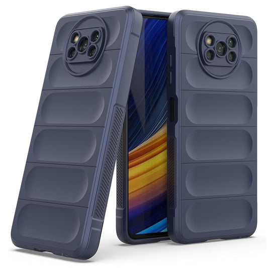 Zapcase Back Case Cover for Poco X3 / Poco X3 Pro | Compatible for Poco X3 / Poco X3 Pro Back Cover | Liquid Silicon Case for Poco X3 / Poco X3 Pro with Camera Protection |Sapphire