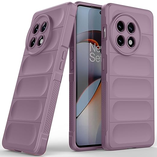 Zapcase Back Case Cover for OnePlus 11R 5G | Compatible for OnePlus 11R 5G Back Case Cover | Matte Soft Flexible Silicon | Liquid Silicon Case for OnePlus 11R 5G with Camera Protection | Lavender