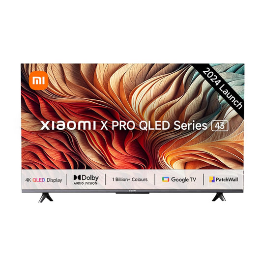 Xiaomi 108 cm (43 inches) X Pro QLED Series Smart Google TV L43MA-SIN (Black)